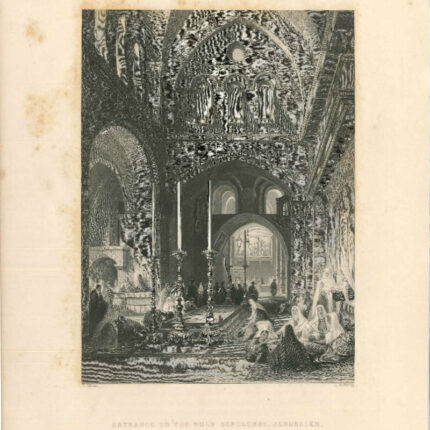 ENTRANCE TO THE HOLY SEPULCHRE JERUSALEM